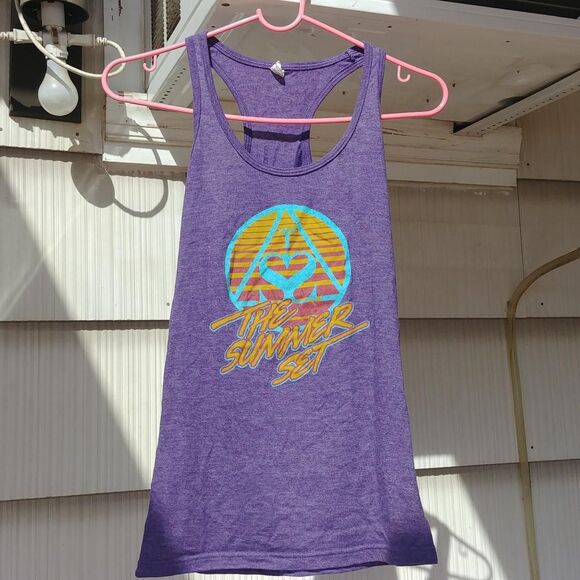 The Summer Set Purple Tank Top - Picture 1 of 1